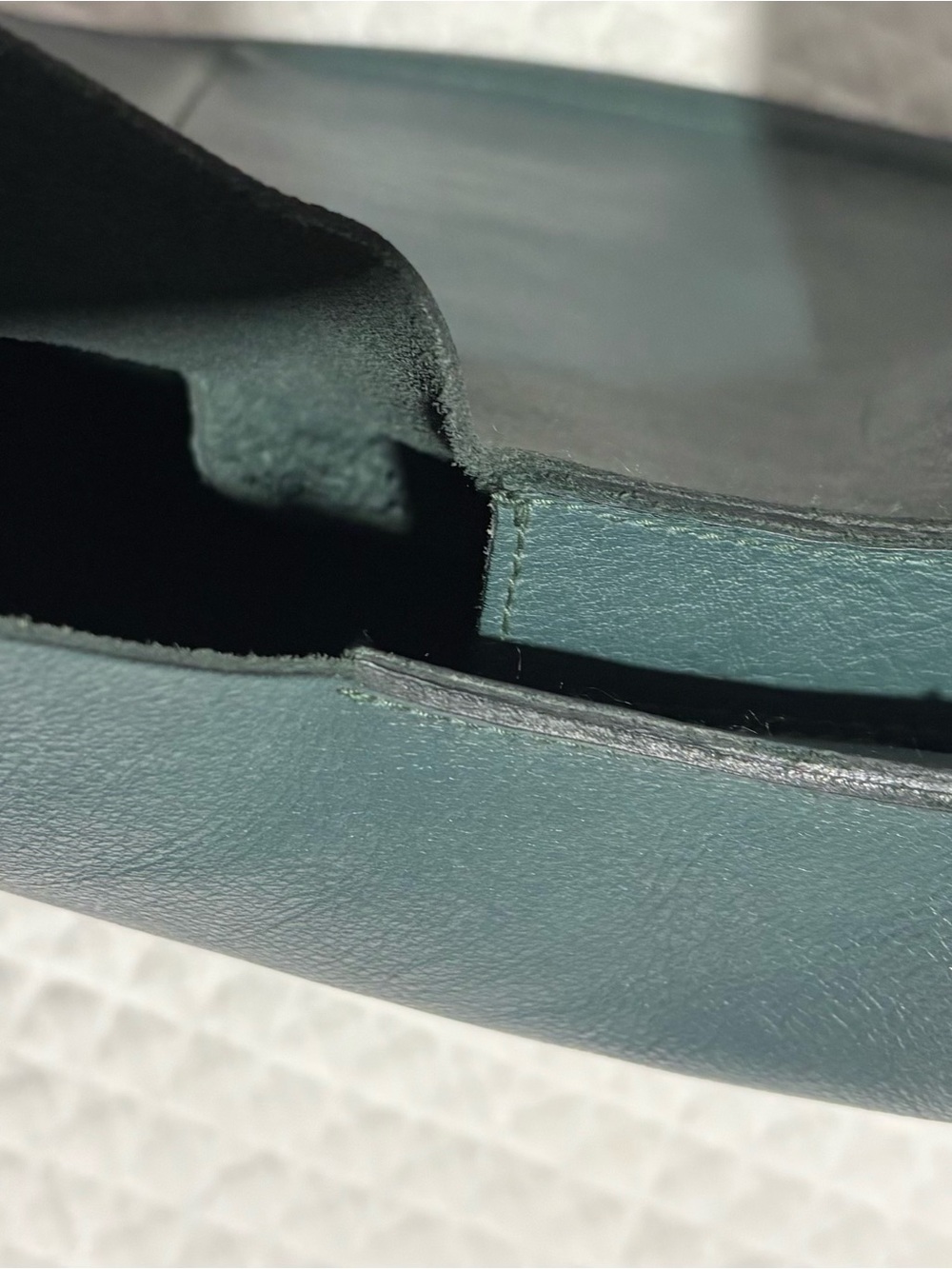 Madewell Dark Teal Leather Hobo-Style Shoulder Bag - Picture 7 of 11